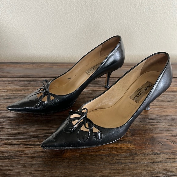 Jimmy Choo Kitten Heels With Shoe Box and Bag - Picture 2 of 10